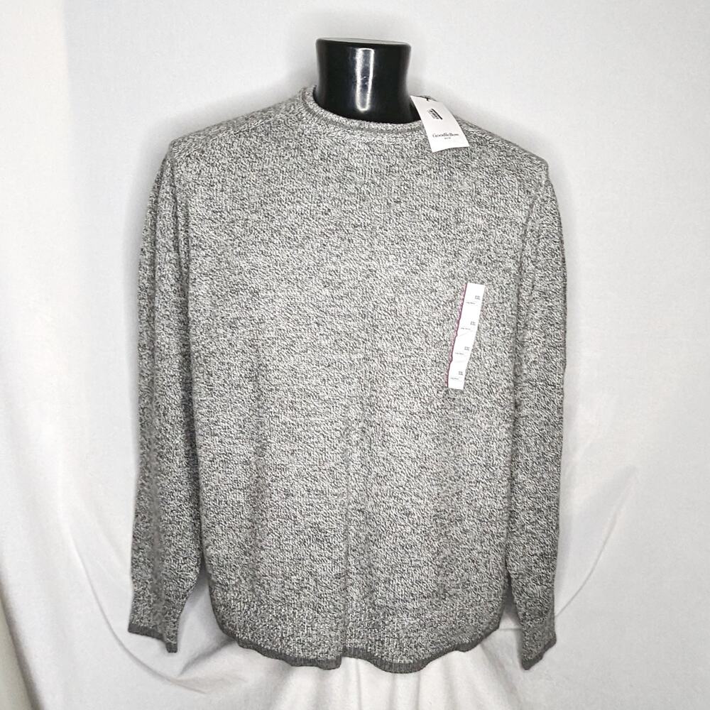 Men's Sweater Goodfellow Knit Sweater Gray XXL NWT